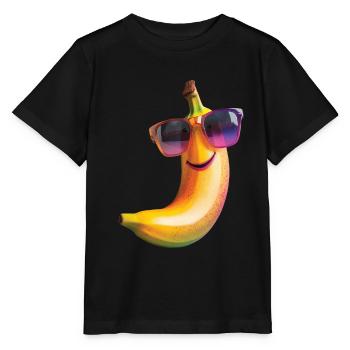 Banane - Stanley/Stella Kinder T-Shirt MINI CREATOR  - Schwarz - Vorne - Mikhail (115cm)