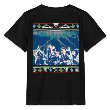 Ghostbusters Hauptcharaktere Weihnachtspulli - Stanley/Stella Kinder T-Shirt MINI CREATOR  - Schwarz - Vorne - Mikhail (115cm)