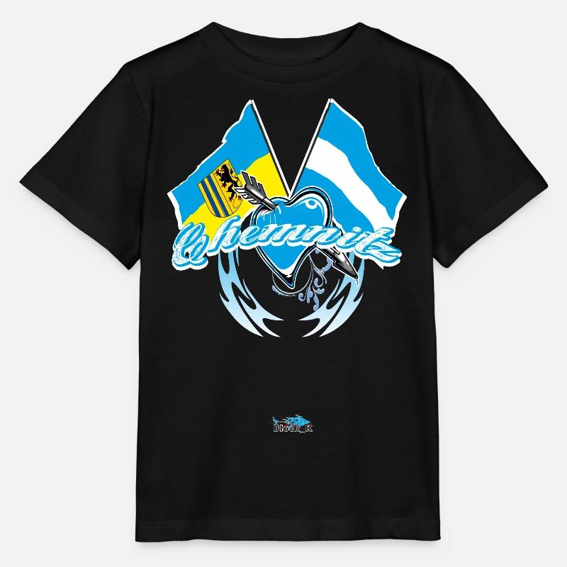Chemnitz - Flagge zeigen - Stanley/Stella Kinder T-Shirt MINI CREATOR  - Schwarz