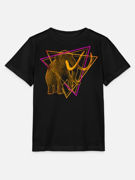 Mammoth - Stanley/Stella MINI CREATOR Kids’ T-Shirt - black