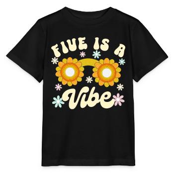 Né En 2019 5 Ans Anniversaire Enfant Fille Garçon - T-shirt bio MINI CREATOR Stanley/Stella Enfant - noir - Devant - Mikhail (115cm)