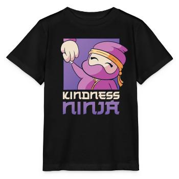 Kindness Ninja Kindness Gift - Stanley/Stella MINI CREATOR Kids’ T-Shirt - black - Front - Mikhail (115cm)