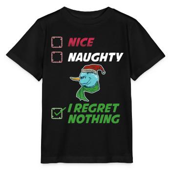 Je ne regrette rien de cadeau coquin ou mignon - T-shirt bio MINI CREATOR Stanley/Stella Enfant - noir - Devant - Mikhail (115cm)