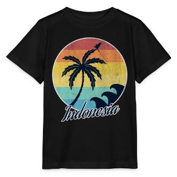 Indonesien - Stanley/Stella Kinder T-Shirt MINI CREATOR  - Schwarz - Vorne - Mikhail (115cm)