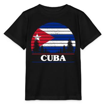 Cuba - Stanley/Stella MINI CREATOR Kids’ T-Shirt - black - Front - Mikhail (115cm)