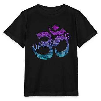 Namaste - Stanley/Stella Kinder T-Shirt MINI CREATOR  - Schwarz - Vorne - Mikhail (115cm)