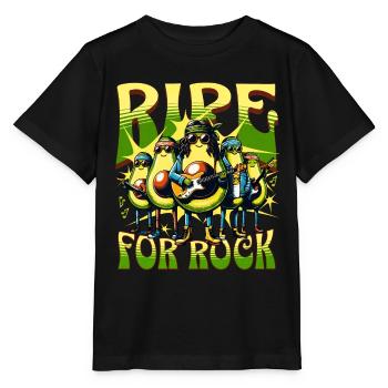 RIPE FOR ROCK rocking Avocados - Stanley/Stella MINI CREATOR Kids’ T-Shirt - black - Front - Mikhail (115cm)