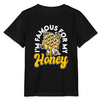 Abeille Abeille Abeilles - T-shirt bio MINI CREATOR Stanley/Stella Enfant - noir - Devant - Mikhail (115cm)