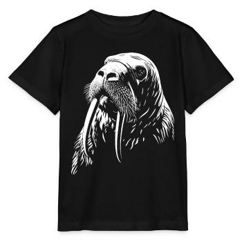 Morse - T-shirt bio MINI CREATOR Stanley/Stella Enfant - noir - Devant - Mikhail (115cm)