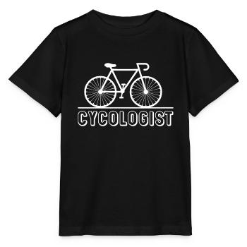 Cycologist bicycle t-shirt bike - Stanley/Stella MINI CREATOR Kids’ T-Shirt - black - Front - Mikhail (115cm)
