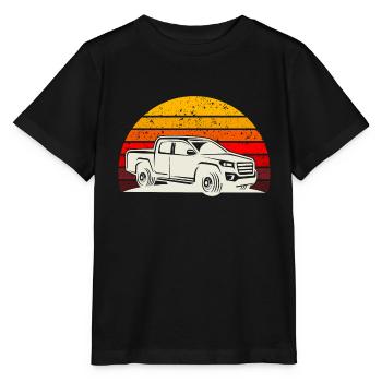 Retro T-Shirt Pick-up - Stanley/Stella Kinder T-Shirt MINI CREATOR  - Schwarz - Vorne - Mikhail (115cm)