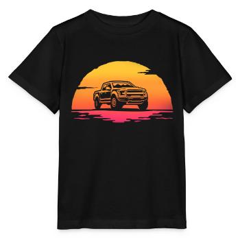 Sunrise Pick Up T-Shirt Offroad-Auto - Stanley/Stella Kinder T-Shirt MINI CREATOR  - Schwarz - Vorne - Mikhail (115cm)