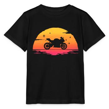 Motorrad Sportbike Motorrad Motorrad T-Shirt - Stanley/Stella Kinder T-Shirt MINI CREATOR  - Schwarz - Vorne - Mikhail (115cm)
