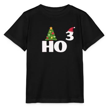 HO HO HO Weihnachten Ho hoch 3 - Stanley/Stella Kinder T-Shirt MINI CREATOR  - Schwarz - Vorne - Mikhail (115cm)