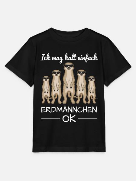 Erdmännchen Surikate Spruch Lustig Geschenk - Stanley/Stella Kinder T-Shirt MINI CREATOR  - Schwarz