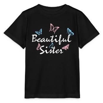 Belle soeur soeur cadeau beauté - T-shirt bio MINI CREATOR Stanley/Stella Enfant - noir - Devant - Mikhail (115cm)