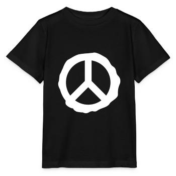 Peace Paix Amour Pigeon Idée cadeau - T-shirt bio MINI CREATOR Stanley/Stella Enfant - noir - Devant - Mikhail (115cm)