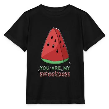 Vacances d'été melon melon d'eau - T-shirt bio MINI CREATOR Stanley/Stella Enfant - noir - Devant - Mikhail (115cm)