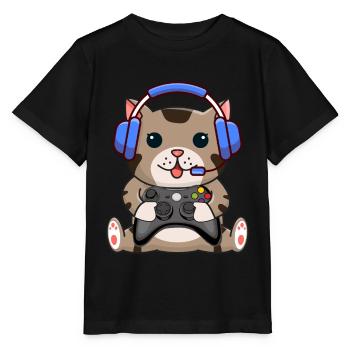 Gamer Gamer Funny DNA - Stanley/Stella MINI CREATOR Kids’ T-Shirt - black - Front - Mikhail (115cm)