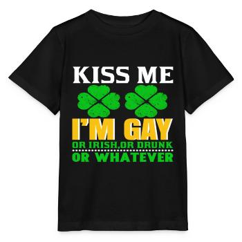 L’irlandais gay ou quoi de cadeau ? - T-shirt bio MINI CREATOR Stanley/Stella Enfant - noir - Devant - Mikhail (115cm)