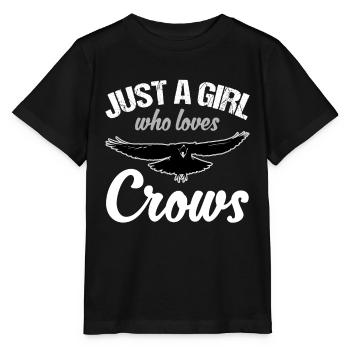 Corbeau Corbeau corbeau sort fille cadeau - T-shirt bio MINI CREATOR Stanley/Stella Enfant - noir - Devant - Mikhail (115cm)