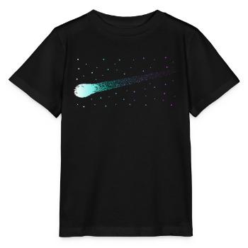 Météorite Météorite Comète Shooting Star Cadeau - T-shirt bio MINI CREATOR Stanley/Stella Enfant - noir - Devant - Mikhail (115cm)