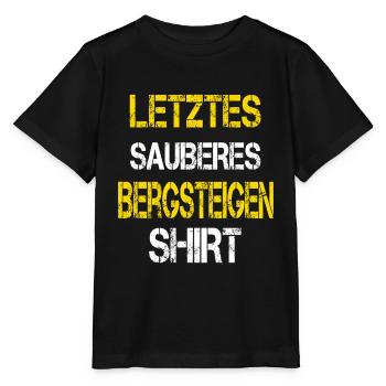 Bergsteigen - Stanley/Stella Kinder T-Shirt MINI CREATOR  - Schwarz - Vorne - Mikhail (115cm)