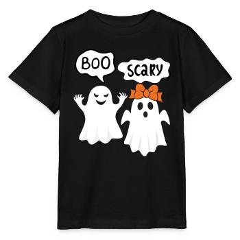 Boo Effrayant - T-shirt bio MINI CREATOR Stanley/Stella Enfant - noir - Devant - Mikhail (115cm)
