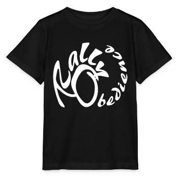 Conception d'obéissance de rallye pour le sport canin avec chien - T-shirt bio MINI CREATOR Stanley/Stella Enfant - noir - Devant - Mikhail (115cm)