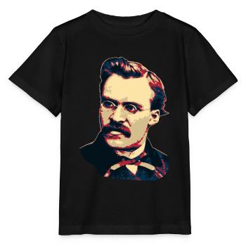 Friedrich Nietzsche - Stanley/Stella Kinder T-Shirt MINI CREATOR  - Schwarz - Vorne - Mikhail (115cm)