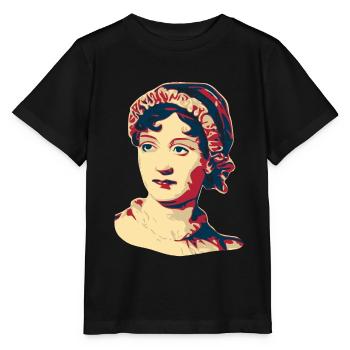 Jane Austen - Stanley/Stella Kinder T-Shirt MINI CREATOR  - Schwarz - Vorne - Mikhail (115cm)