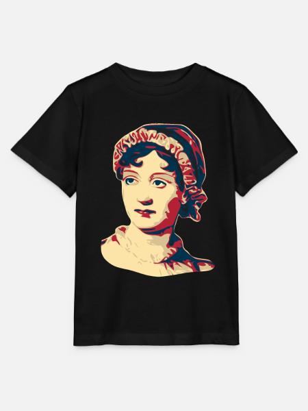 Jane Austen - Stanley/Stella Kinder T-Shirt MINI CREATOR - Schwarz