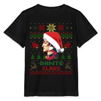 Dante Claus Christmas - T-shirt bio MINI CREATOR Stanley/Stella Enfant - noir - Devant - Mikhail (115cm)