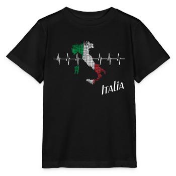 Italia italia - Stanley/Stella Kinder T-Shirt MINI CREATOR  - Schwarz - Vorne - Mikhail (115cm)