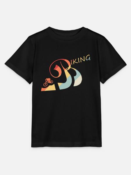 Biking - Stanley/Stella Kinder T-Shirt MINI CREATOR - Schwarz