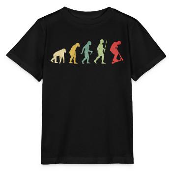 Evolución de truco de salto de scooter - T-shirt bio MINI CREATOR Stanley/Stella Enfant - noir - Devant - Mikhail (115cm)