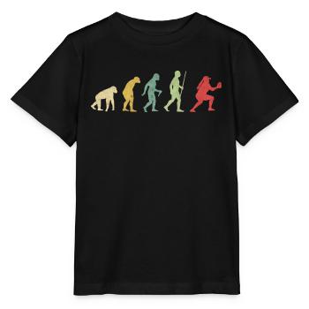 Evolución de la chica del receptor de softball - T-shirt bio MINI CREATOR Stanley/Stella Enfant - noir - Devant - Mikhail (115cm)