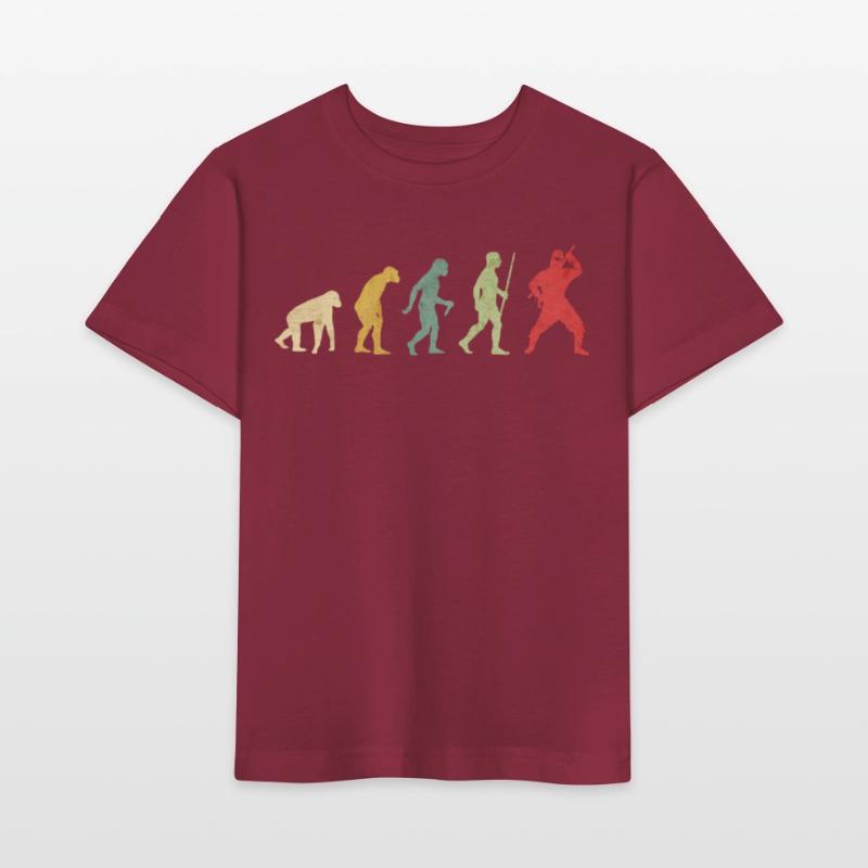 Ninja Pose Evolution Stanley/Stella MINI CREATOR Kids’ T-Shirt