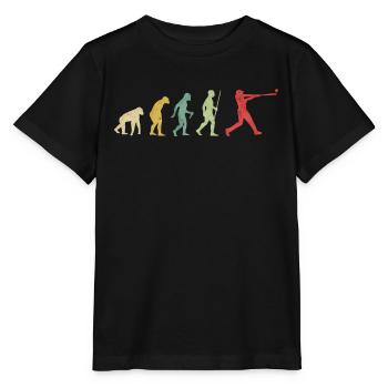 Jugador de béisbol Homerun Hit Evolution - T-shirt bio MINI CREATOR Stanley/Stella Enfant - noir - Devant - Mikhail (115cm)
