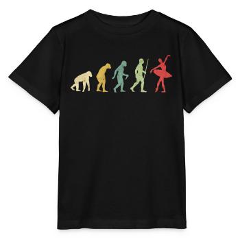 Evolución de la chica del baile de ballet - T-shirt bio MINI CREATOR Stanley/Stella Enfant - noir - Devant - Mikhail (115cm)