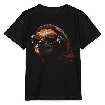 Kühle Sonnenbrille - Stanley/Stella Kinder T-Shirt MINI CREATOR  - Schwarz - Vorne - Mikhail (115cm)