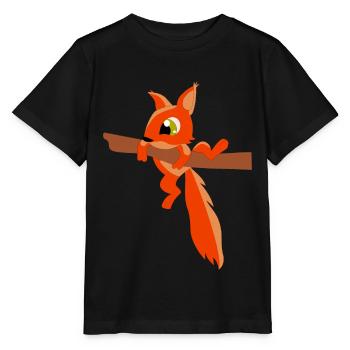 chipmunk - Stanley/Stella MINI CREATOR Kids’ T-Shirt - black - Front - Mikhail (115cm)