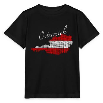 Österreich Geschenk Österreicher - Stanley/Stella Kinder T-Shirt MINI CREATOR  - Schwarz - Vorne - Mikhail (115cm)