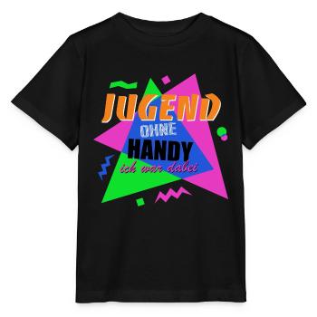 Jugend ohne Handy - Ich war dabei - Stanley/Stella Kinder T-Shirt MINI CREATOR  - Schwarz - Vorne - Mikhail (115cm)