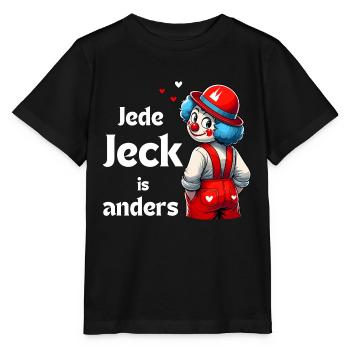 Carnaval Cologne Alaaf Clown Kölsch Rut Wiess Drôle - T-shirt bio MINI CREATOR Stanley/Stella Enfant - noir - Devant - Mikhail (115cm)