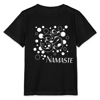 Namaste - Stanley/Stella Kinder T-Shirt MINI CREATOR  - Schwarz - Vorne - Mikhail (115cm)
