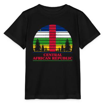 République centrafricaine - T-shirt bio MINI CREATOR Stanley/Stella Enfant - noir - Devant - Mikhail (115cm)