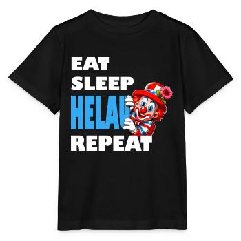 Carnival Helau Dusseldorf Clown Costume Mainz - Stanley/Stella MINI CREATOR Kids’ T-Shirt - black - Front - Mikhail (115cm)