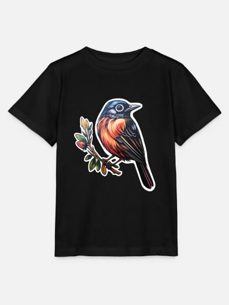 Vogel - Stanley/Stella Kinder T-Shirt MINI CREATOR  - Schwarz