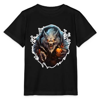 Halloween - Stanley/Stella Kinder T-Shirt MINI CREATOR  - Schwarz - Vorne - Mikhail (115cm)
